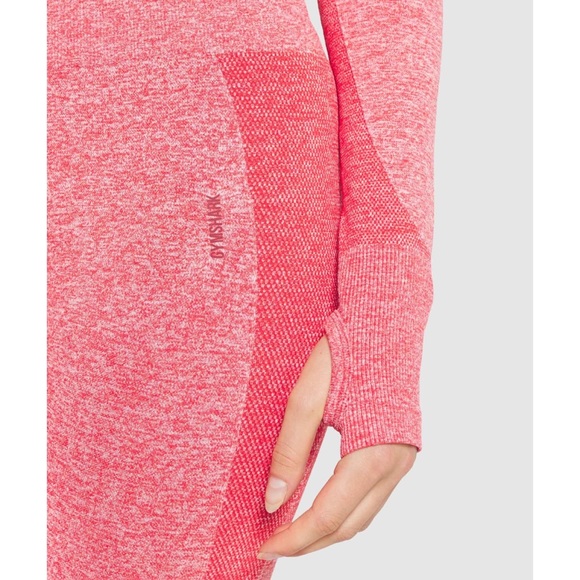 NWT Gymshark Flex cycling shorts flame red marl - Picture 4 of 5